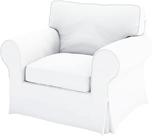Cotton Ektorp Chair Cover Compatible with IKEA Armchair Sofa Slipcover