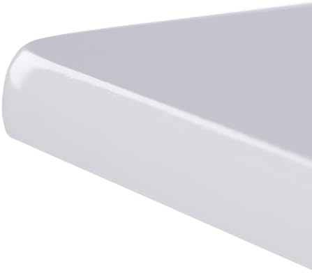 Winsome Alex Set of 2 Foldable Snack Tables, White | Easy to Store Small Port...