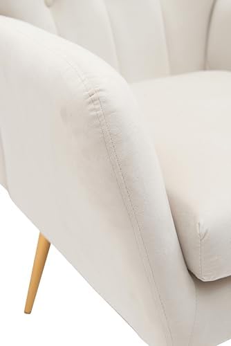 Container Furniture Direct Modern Chic Mid-Century Velvet Accent Armchair for...