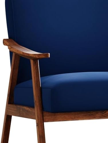 Mid Century Accent Chair, Boho Farmhouse Accent Chairs for Living Room, Retro...