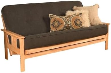 Pemberly Row 8" Full Size Spring Futon Mattress Replacement, Linen Sleep...