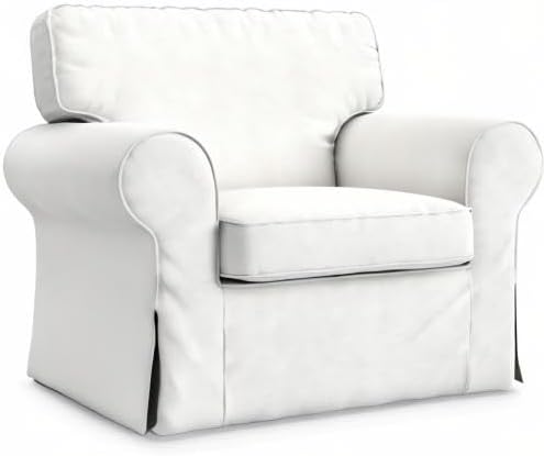 MASTERS OF COVERS Ektorp Armchair Cover for The IKEA Ektorp Chair Slipcover R...