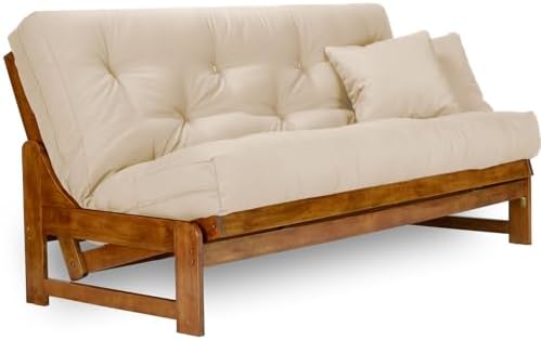 Nirvana Futons Arden Futon Set - Full Size Futon Frame with Mattress Included...