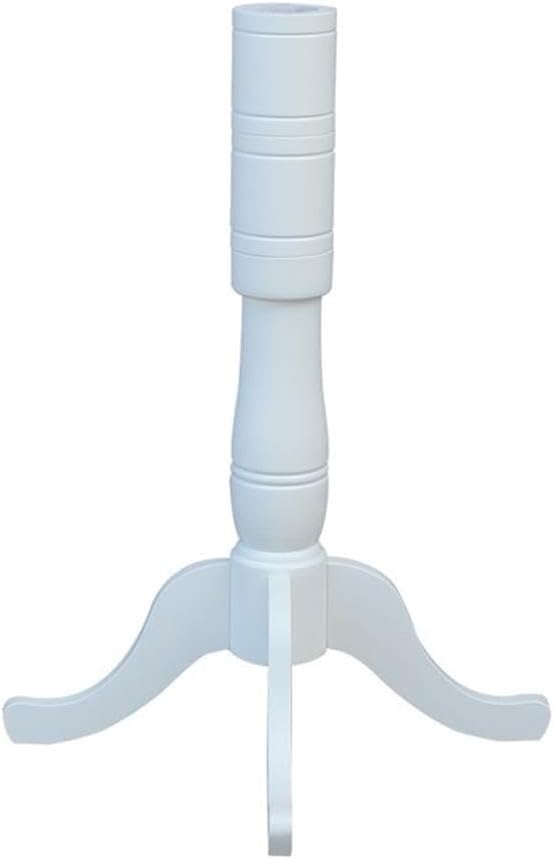 IC INTERNATIONAL CONCEPTS 30" Round Top Pedestal Dining Table, 40.9"...