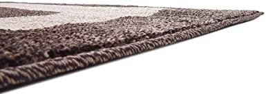 Unique Loom Del Mar Collection Area Rug - Maria (7' 10" Square, Brow...