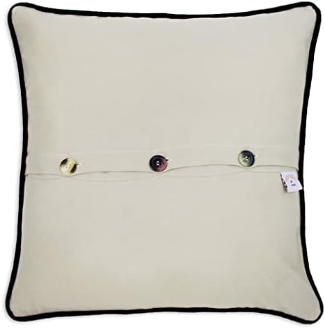 Catstudio Berkshires Hand Embroidered Pillow, Decorative Throw Pillow | Hand ...