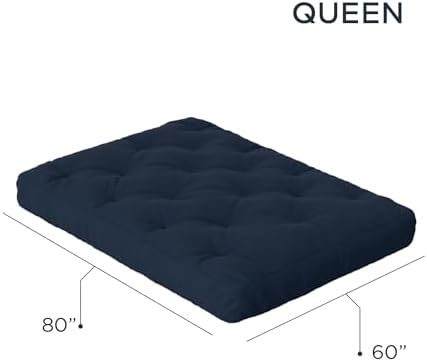 Royal Sleep Products by The Futon Factory 8 inch Memory Foam Futon Mattress -...