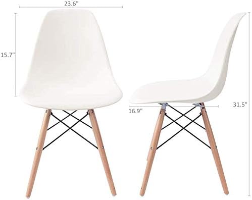 Devoko Modern Style Dining Chairs Mid Century Pre Assembled DSW Chair Classic...
