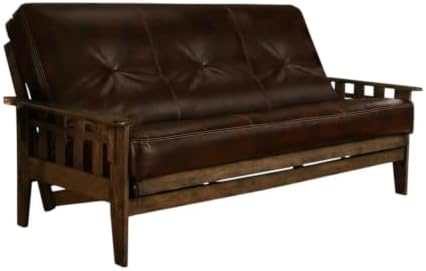 Kodiak Furniture Tucson Full Size Futon Set, Oregon Trail Java
