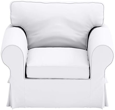 Cotton Ektorp Chair Cover Compatible with IKEA Armchair Sofa Slipcover