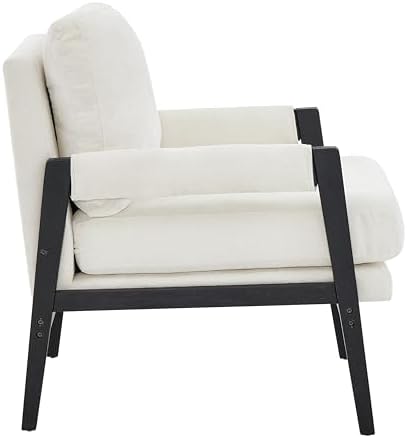Roundhill Furniture Kelly Mid-Century Modern Chenille Upholstered Accent Armc...