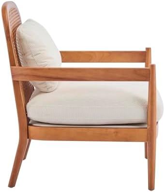 Christopher Knight Home Nadine Accent Chairs Set of 2, Wooden Club Chair, Rat...