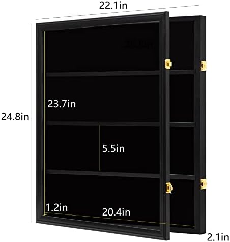 Grintus Graded Card Display Case, 24-Card Trading Card Display Frame,1P