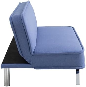Serta Terrell 66.1" Convertible Futon Sofa, Short Twin Size, Dream Coil ...