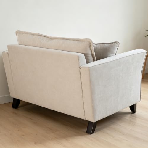 46.9" Chenille Upholstered Accent Chair Wide Seat for Living Room Bedroom