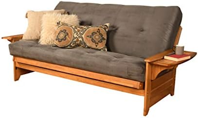 Kodiak Furniture Phoenix Full Size Futon, Suede Gray