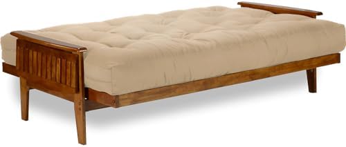 Nirvana Futons Eastridge Futon Set - Full Size, Frame, 8" Mattress, Micr...