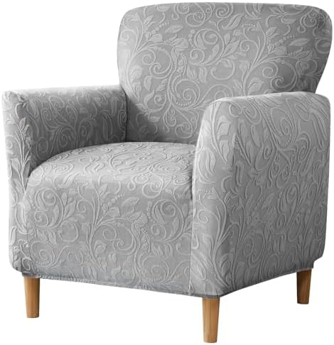 Stretch Modern Banquet Armchair Slipcover 1-Piece Accent Chair Covers with Ar...