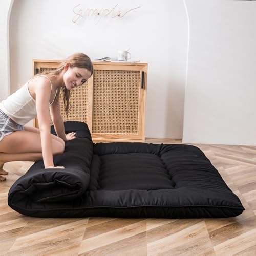MAXYOYO Japanese Floor Mattress 4" Thick Full Size Foldable Futon Mattress