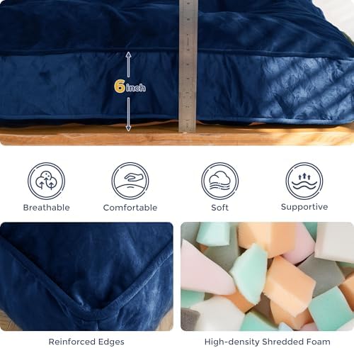 MAXYOYO 6" Futon Mattress Full Size, Tufted Futon Bed (Frame Not Included)