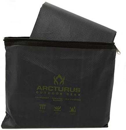 Arcturus Insulated Tarp, Reusable Heavy Duty Thermal Survival Blanket – 60x82...