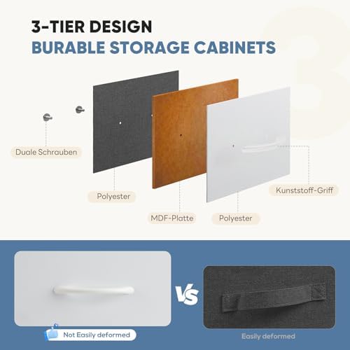 DUMOS 9 Drawer Dresser for Bedroom, Storage Organizer Chest of Drawers