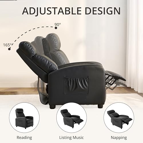 Leather Recliner Chair for Living Room, Home Theater Seating