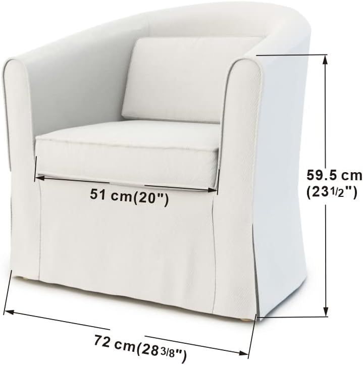 Cotton Ektorp Tullsta Armchair Cover for The IKEA Tullsta Chair Tub Chair Cov...
