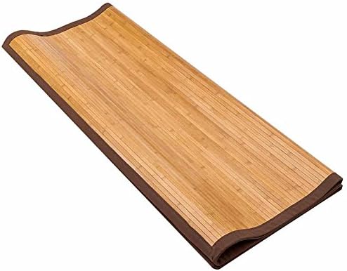 5' X 8' Floor Carpet, Bamboo Area Rug Floor Carpet Natural Bamboo Non...