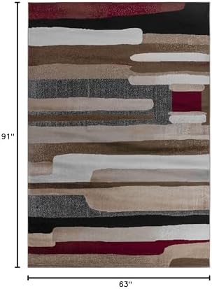 RUG BRANCH Sakarya 5' x 8' (5'3" X 7'7") Mid-Centur...