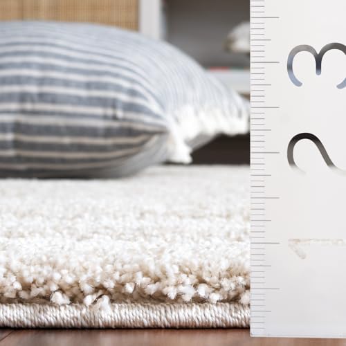 SAFAVIEH Florida Shag Collection Runner Rug - 2'3" x 8', Beige &...