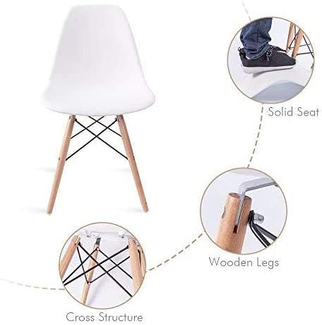 Devoko Modern Style Dining Chairs Mid Century Pre Assembled DSW Chair Classic...