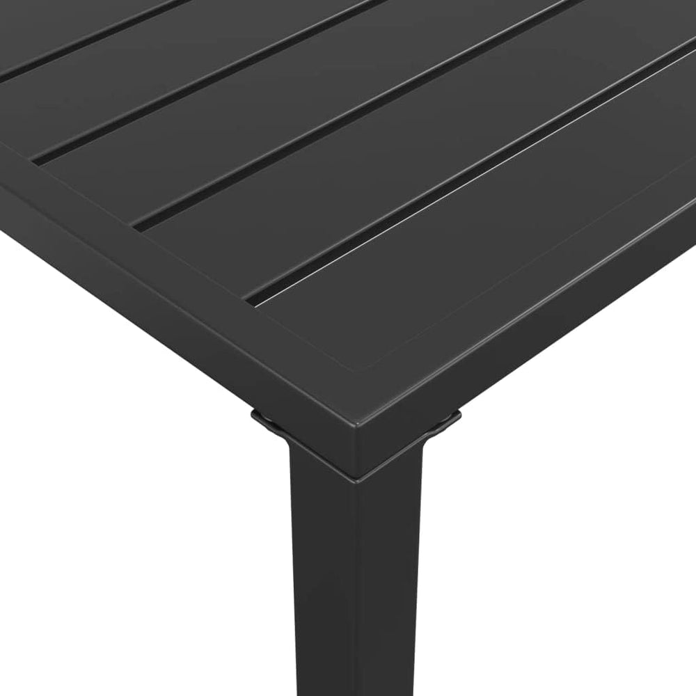 vidaXL Patio Dining Table Anthracite 43.3"x21.3"x27.6" Steel