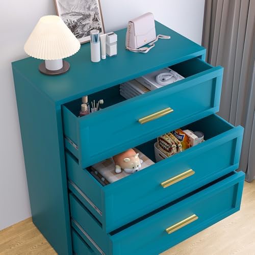 Washsemba Metal 4 Drawer Dresser,15.8" D x 31.5" W x 39.25" H,...