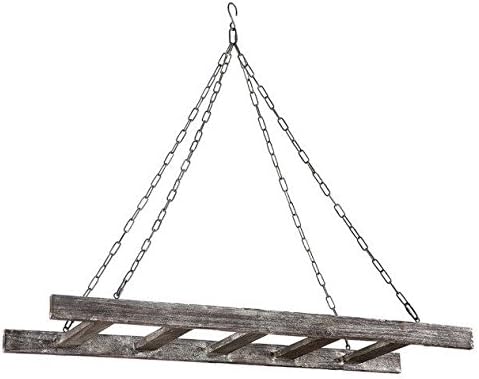 BARNWOODUSA Rustic Farmhouse Decorative Ladder, 48x12x2.5, White Wash | White...