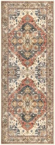SIILOOM 2x6 Washable Runner Rug, Non Slip Soft Area Rug for Hallway Kitchen