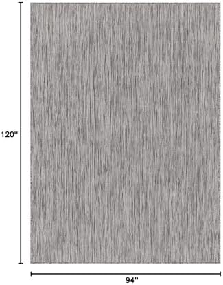 Beverly Rug Indoor Outdoor Rug 8x10, Washable Outside Carpet for Patio, Deck,...