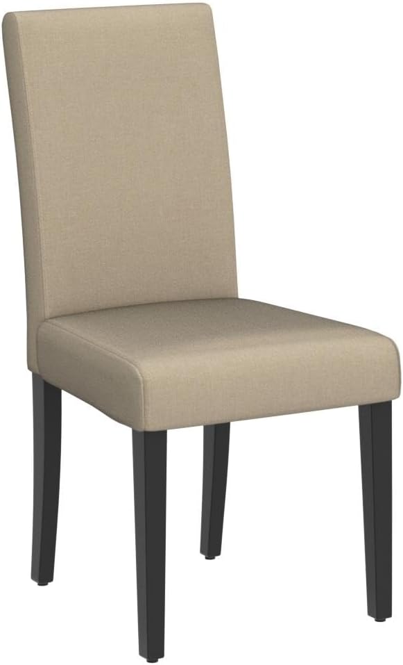 Yaheetech Dining Chairs Set of 4 Fabric Parson Upholstered Kitchen Chairs wit...