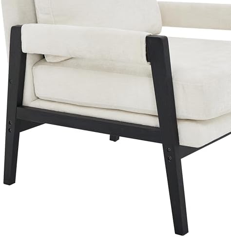 Roundhill Furniture Kelly Mid-Century Modern Chenille Upholstered Accent Armc...