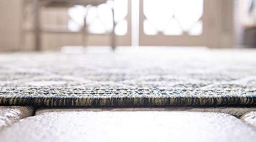 Unique Loom Outdoor Trellis Collection Area Rug - Tribal Trellis (9' x 12...