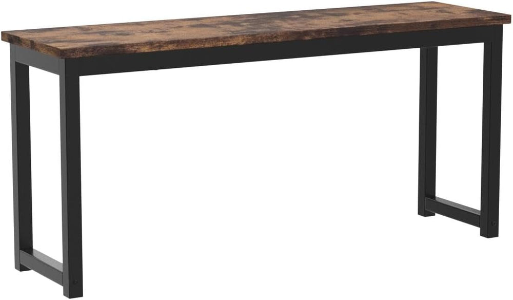 HOOBRO Dining Benches, Pair of 2 Industrial Style Indoor Benches, Durable Met...