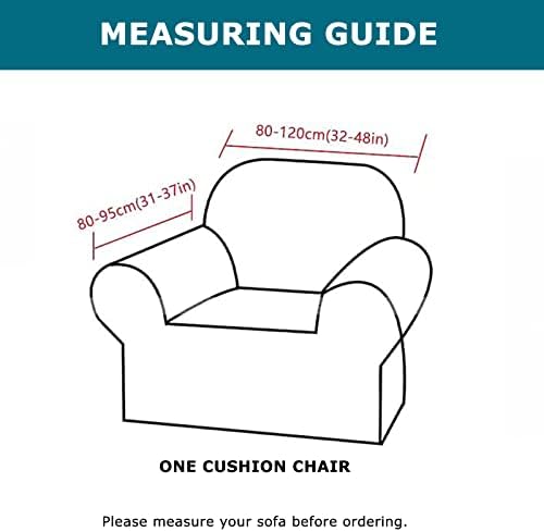 KRFOONN 2 Piece Chair Covers Armchair Sofa Couch Slipcover, Small, 28
