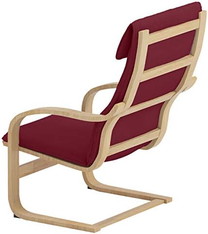 The Cotton Poang Chair Cover Replacement is Compatible with IKEA Poang Armcha...
