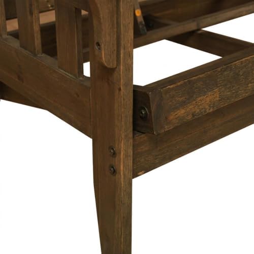 Kodiak Furniture Tucson Full Size Futon Frame, Rustic Walnut