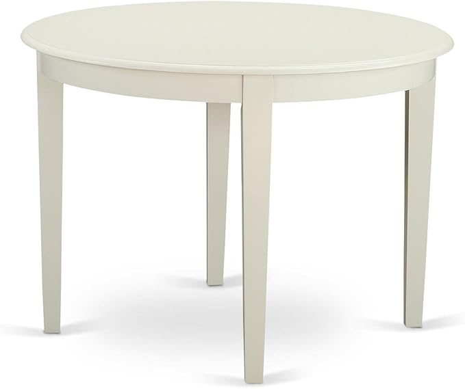 East West Furniture BOAD3-LWH-LC 3 Piece Dining Table Set for Small Spaces Co...