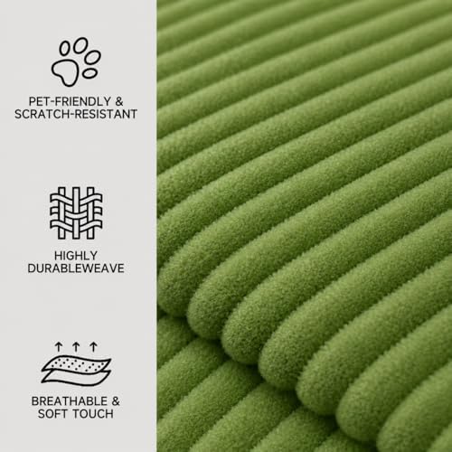 79" Futon Sofa Bed, Daybed Couch with Fixed-Shape Frame, 4-in-1 Boneless...