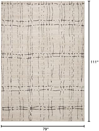 Loloi Darby Sand/Dk. Grey 6'-7" x 9'-3" Area Rug