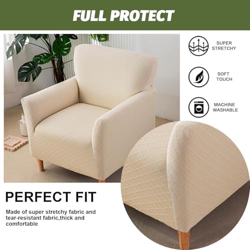 FUANGUI Banquet Armchair Slipcover Chair Covers with Arms