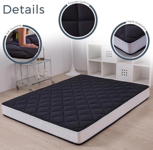 MAXYOYO 6" Extra Thick Japanese Futon Floor Mattress Foldable Full Mattress
