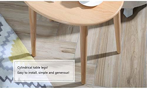 Telephone Table, Solid Wood Pea Shaped Side Table,Living Room Bedroom Furnitu...